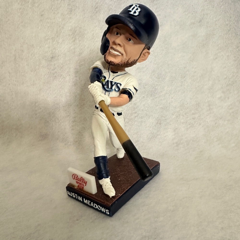 Austin Meadows Bobblehead New with tags in box 6.5" tall #17 Tampa Rays MLB